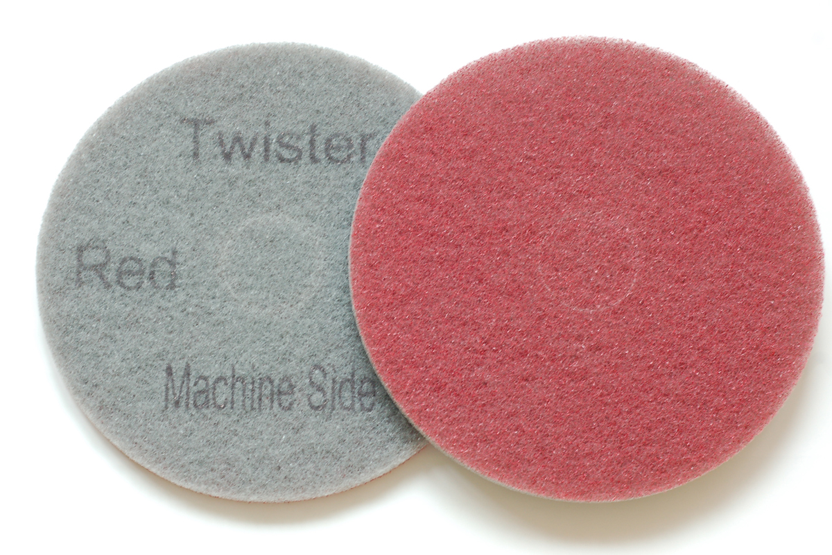 Twister Pad, rot, 127 mm/5"