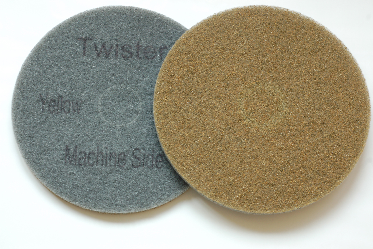 Twister Pad, gelb, 102 mm/4"
